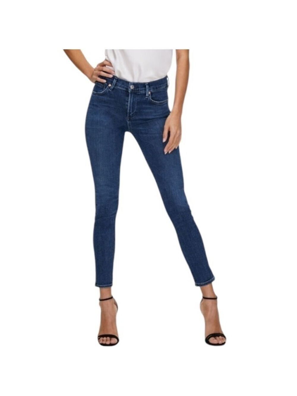 Citizens of Humanity Rocket Crop High Rise Skinny Jeans Size 28